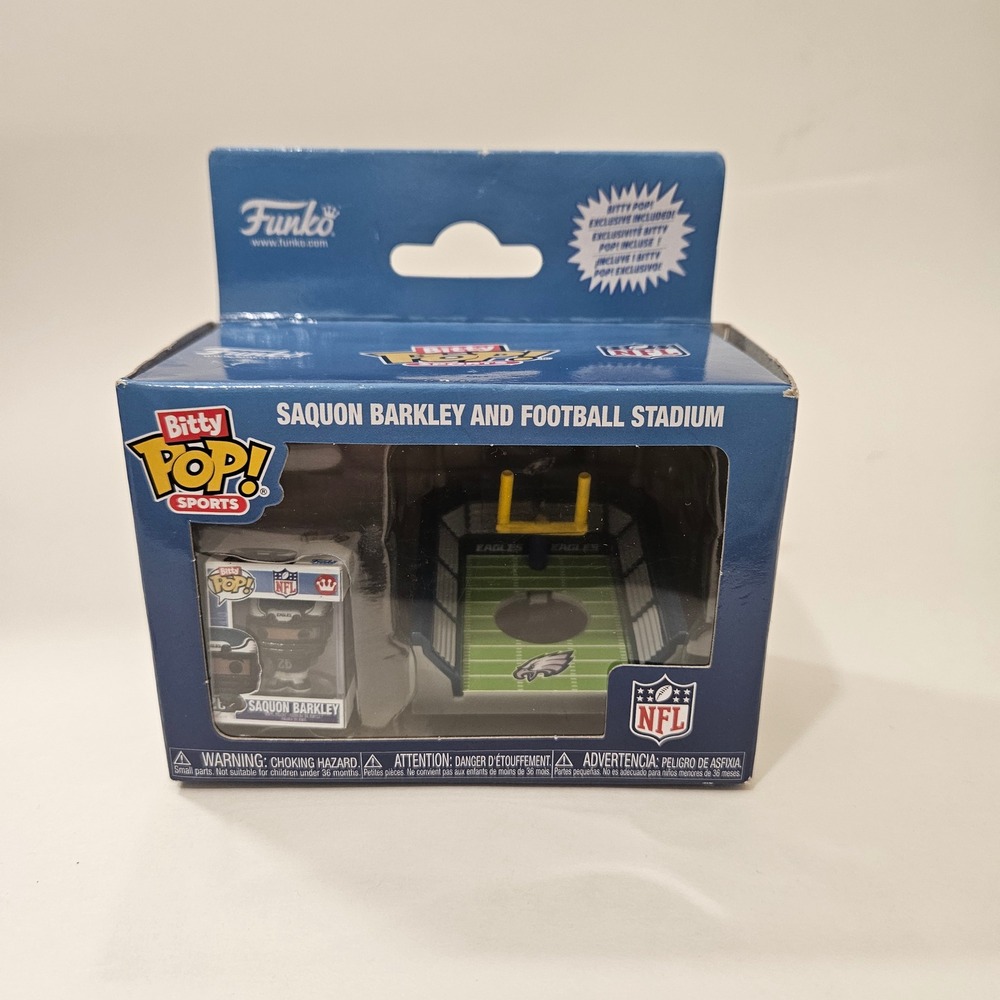Funko Bitty Pop Sports NFL Philadelphia Eagles Saquon Barkley Football Stadium